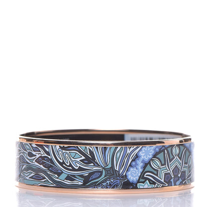 Hermes Enamel Printed Wide Larbe Du Vent Bracelet 65 Encres 3 of 8