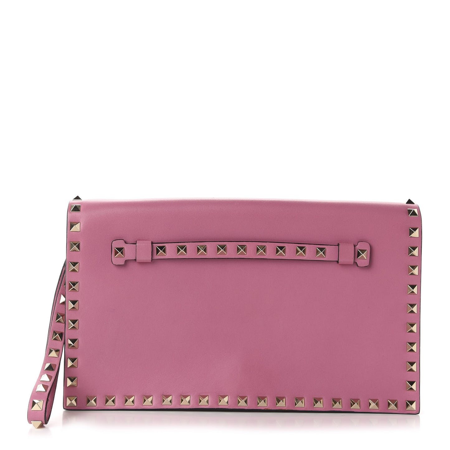 Nappa Rockstud Wristlet Clutch Ninphea