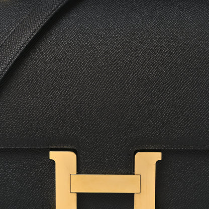 Hermes Epsom Horseshoe Constance 24 Black 8 of 10