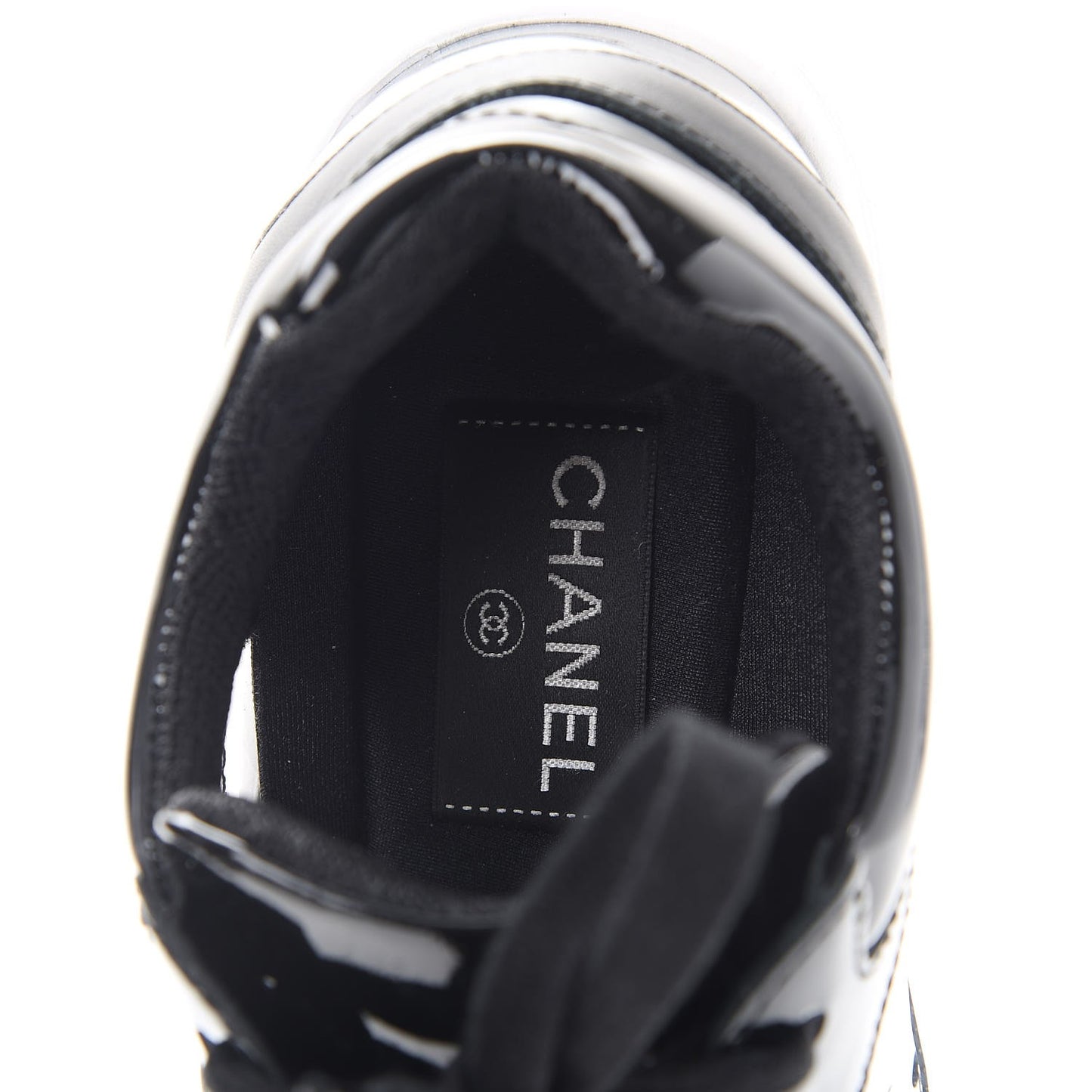 Patent PVC CC Sneakers 37 Black