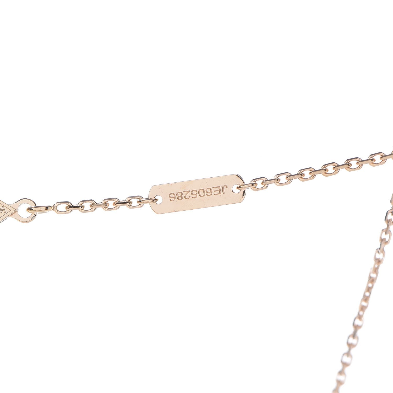 Van Cleef & Arpels 18K Yellow Gold Vintage Alhambra Pendant Necklace 6 of 7