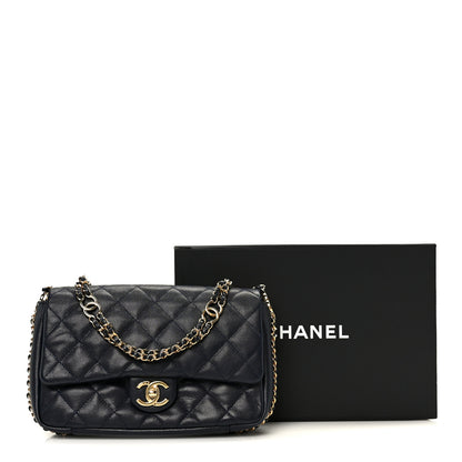 Chanel Caviar Quilted Small CC You Flap Navy 12 of 12