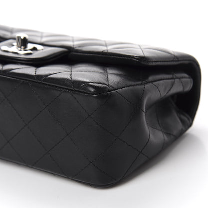 Chanel Lambskin Quilted Mini Rectangular Flap Black 7 of 11
