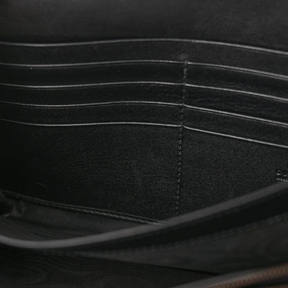 Gucci Calfskin Matelasse GG Marmont Chain Wallet Black 12 of 13