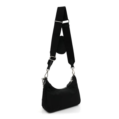 Prada Nylon Re-Edition 2005 Shoulder Bag Black 3 of 14