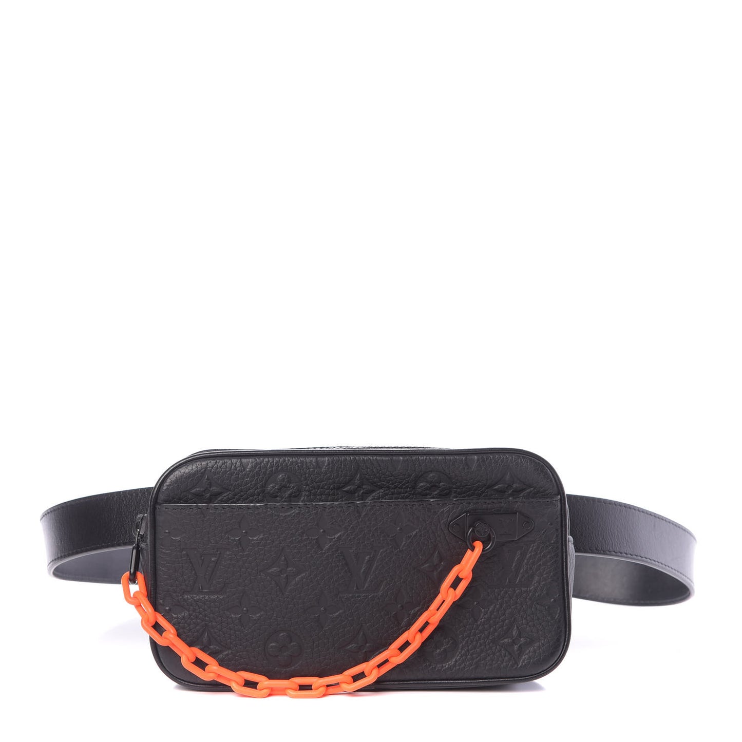 Taurillon Monogram Uniformes Solar Ray Soft Pochette Volga Belt Bag Black