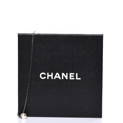 Chanel Pearl CC Pendant Necklace Ruthenium 7 of 7