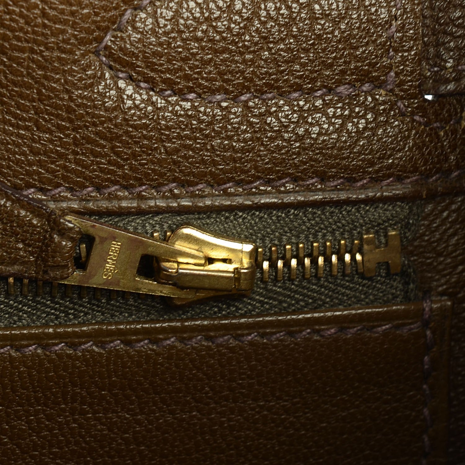 Hermes Chevre de Coromandel Kelly Retourne 32 Vert Bronze 9 of 22