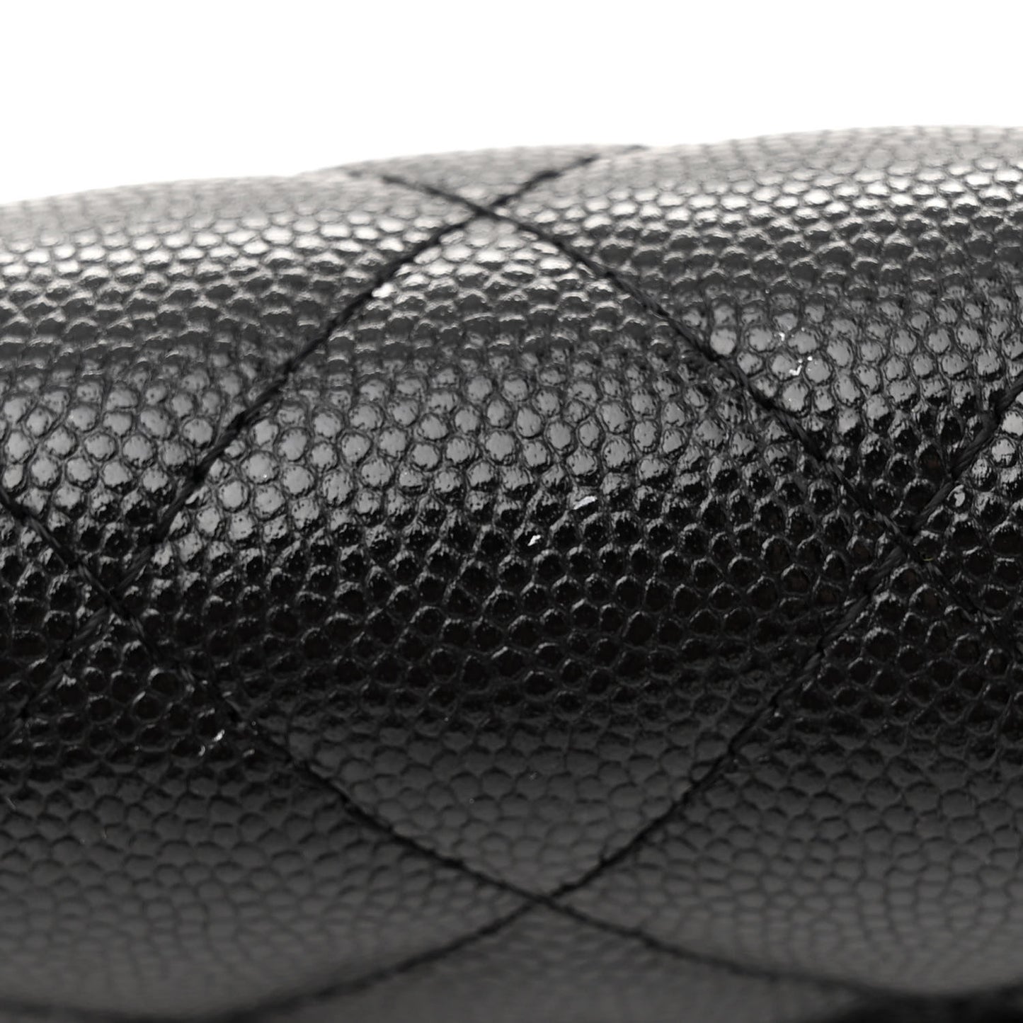 Caviar Quilted My Everything Wallet On Chain WOC Black