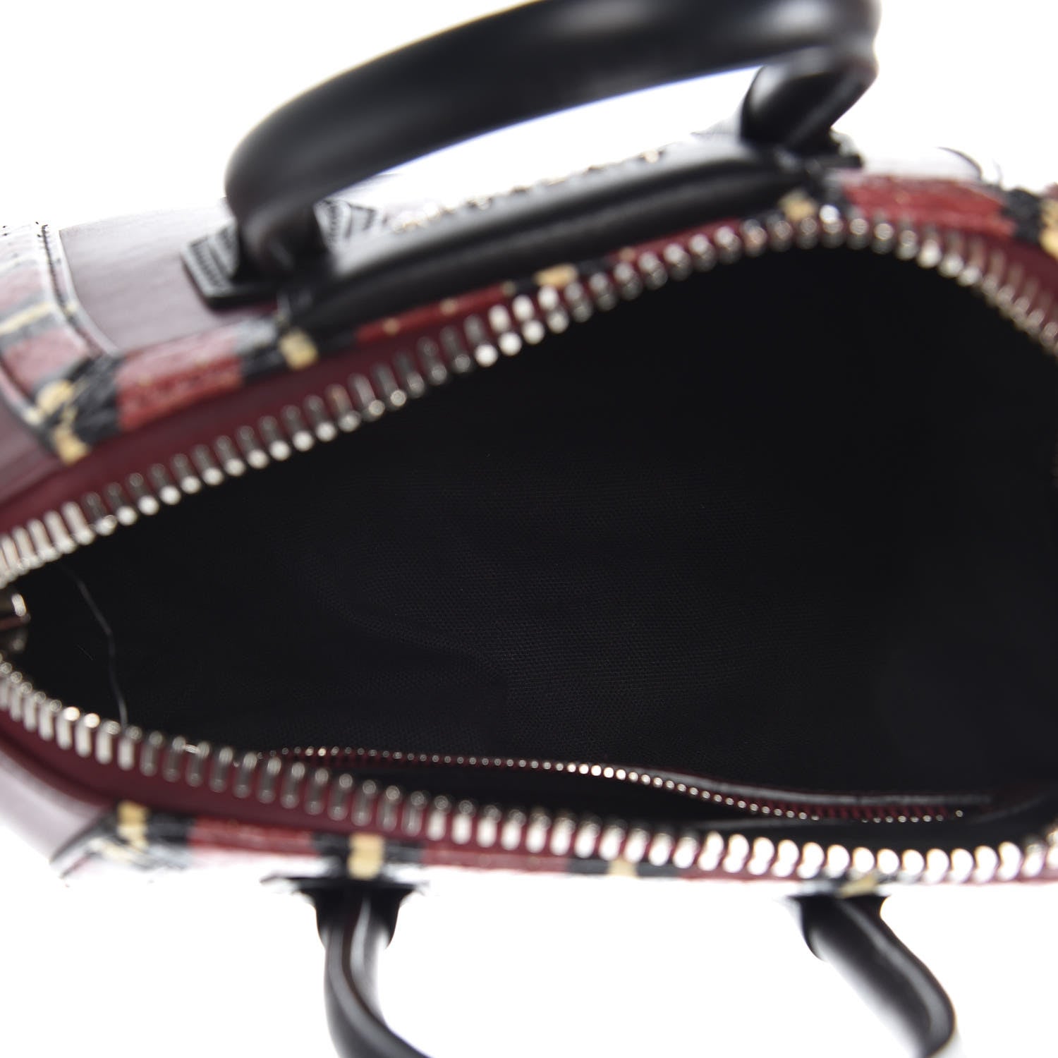 Givenchy Smooth Calfskin Ayers Mini Bi-Color Antigona Wine Black 5 of 8