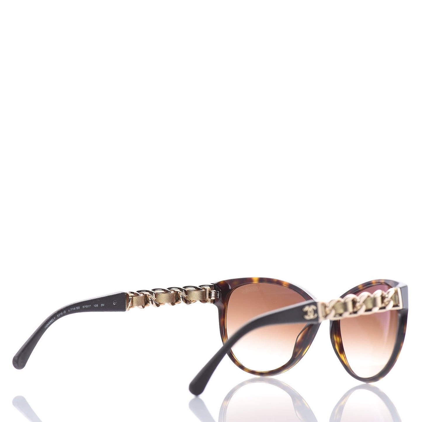 CC Chain Sunglasses 5215Q Tortoise