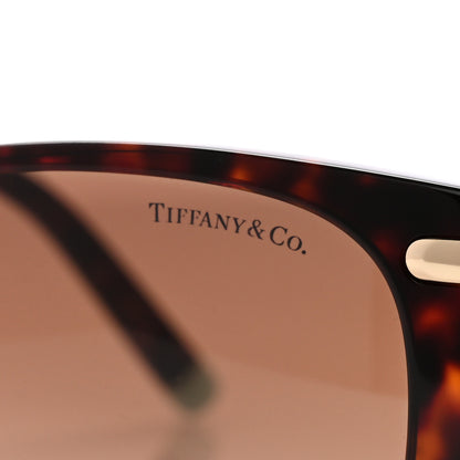 Tiffany Acetate Metal Mother of Pearl T Wire Sunglasses TF4178-F Havana Brown 7 of 8
