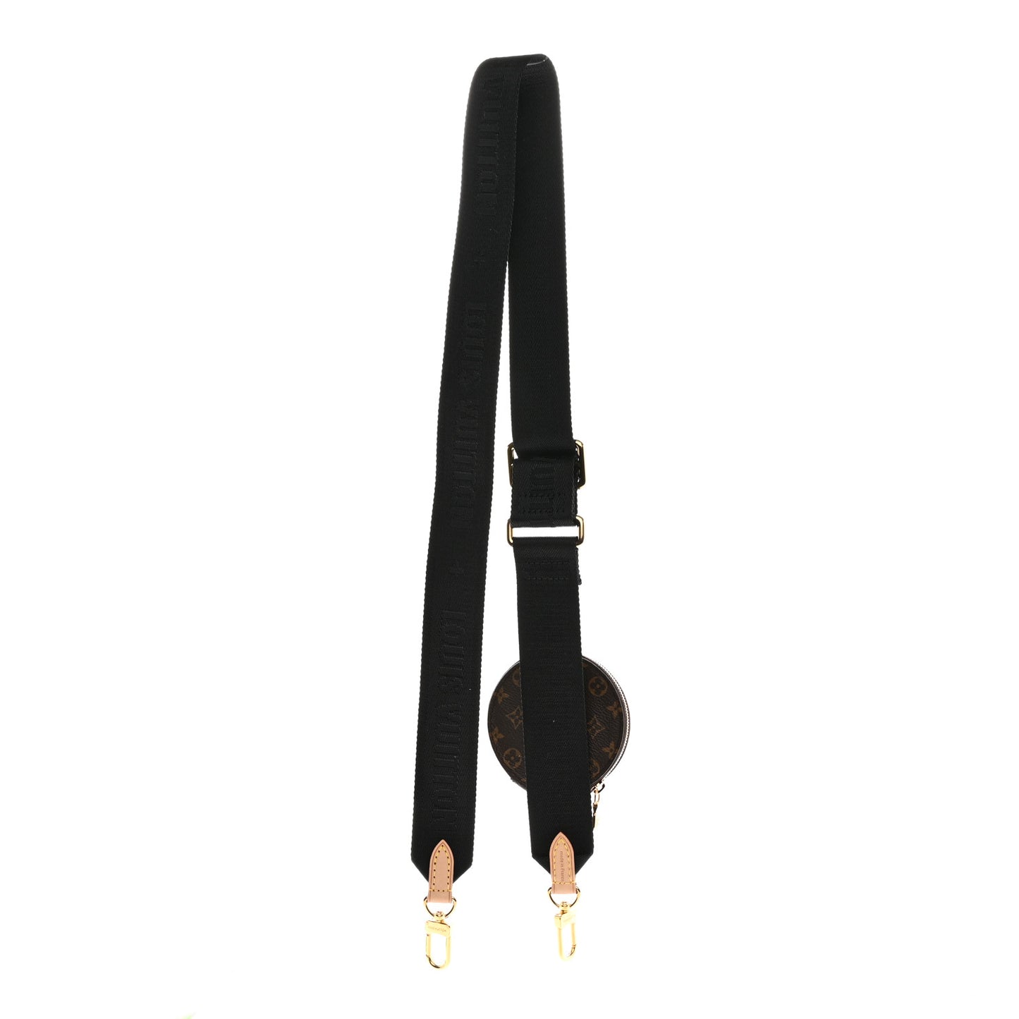 Monogram Multi Pochette Accessories Bandouliere Shoulder Strap Black