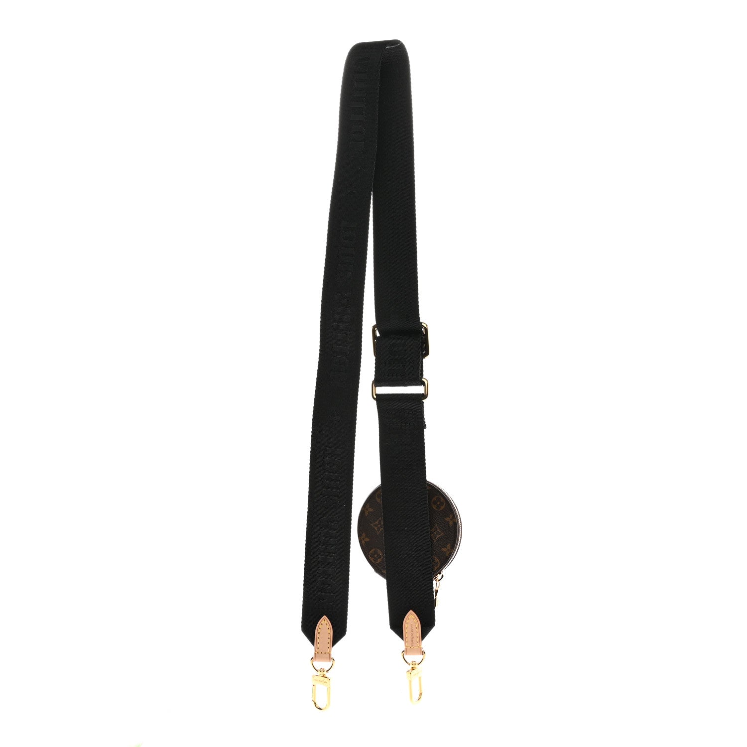 Louis Vuitton Monogram Multi Pochette Accessories Bandouliere Shoulder Strap Black 2 of 8