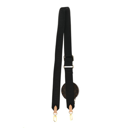 Louis Vuitton Monogram Multi Pochette Accessories Bandouliere Shoulder Strap Black 2 of 8