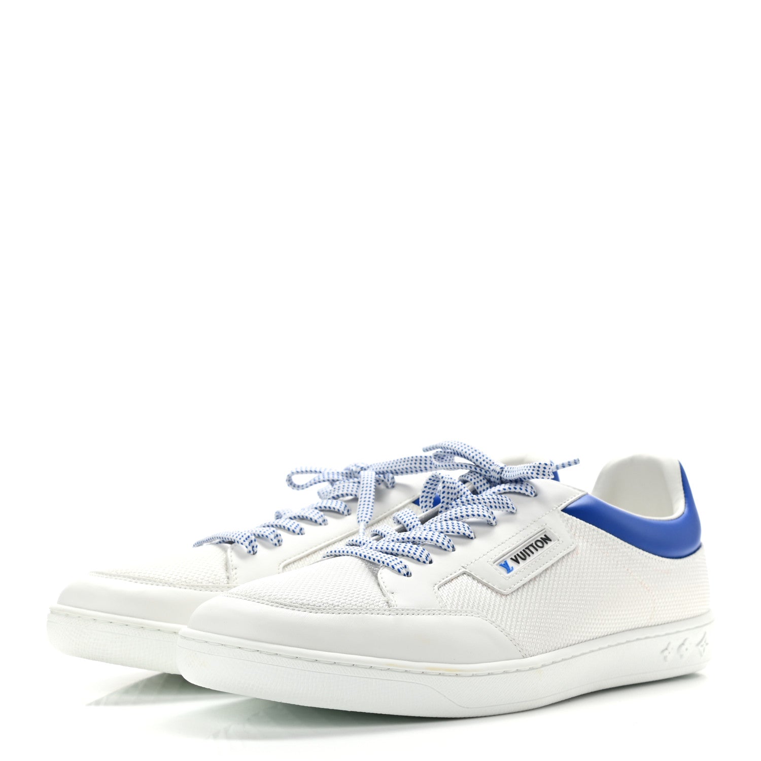 Louis Vuitton Mens Mesh Sneakers 8.5 Blue White 3 of 9