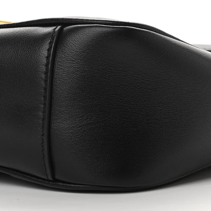 Gucci Calfskin Matelasse Small GG Marmont Shoulder Bag Black 9 of 10
