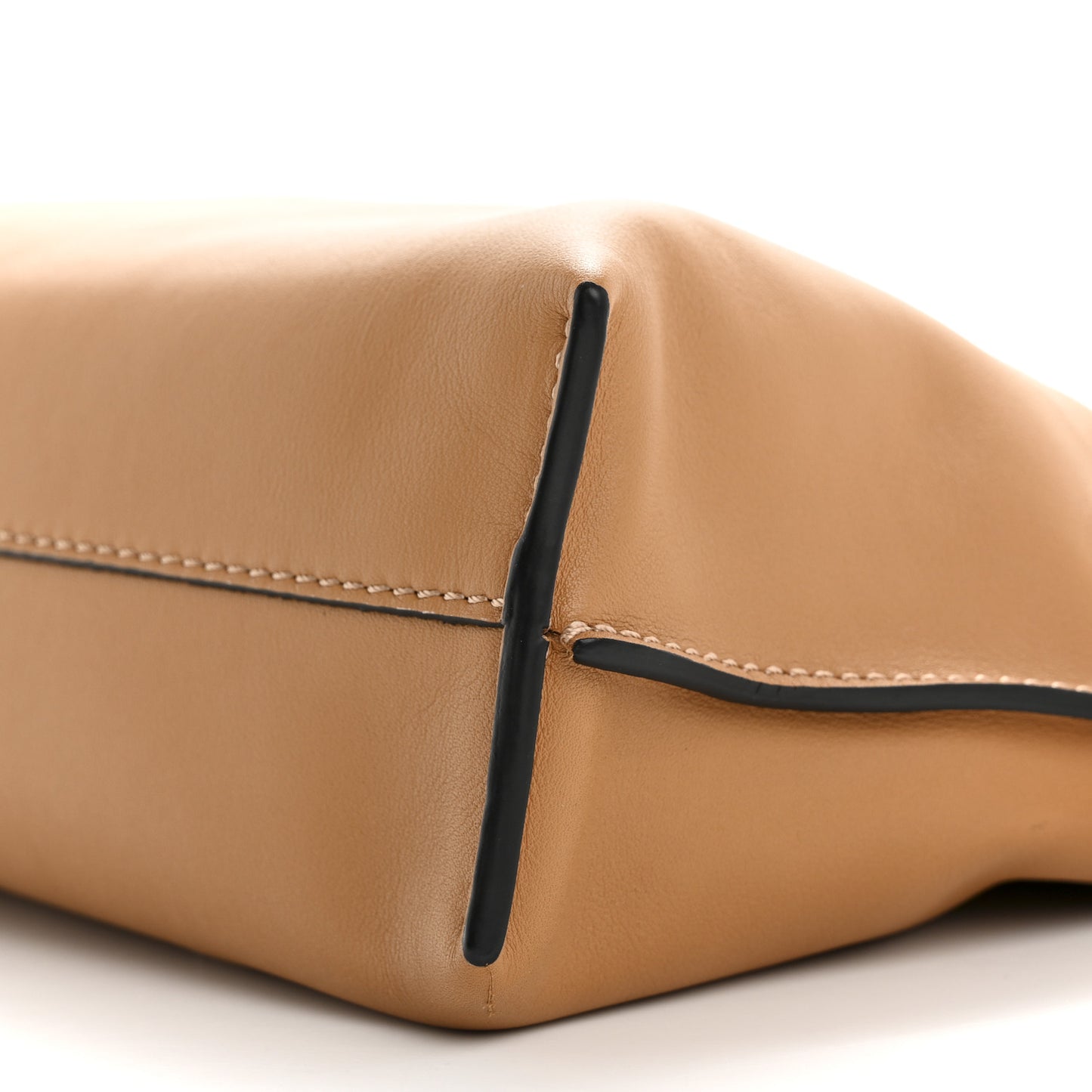 Nappa Flamenco Mini Knot Clutch Warm Desert