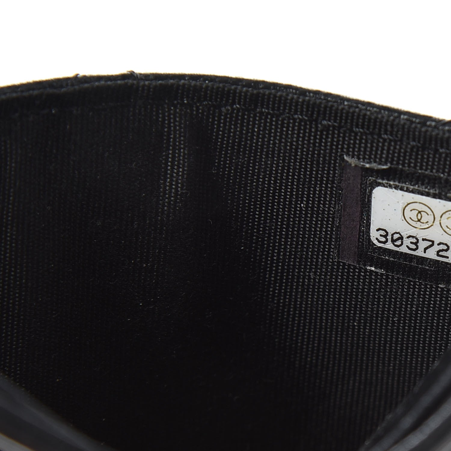 Chanel Lambskin Quilted Brilliant Card Holder Black 8 of 9