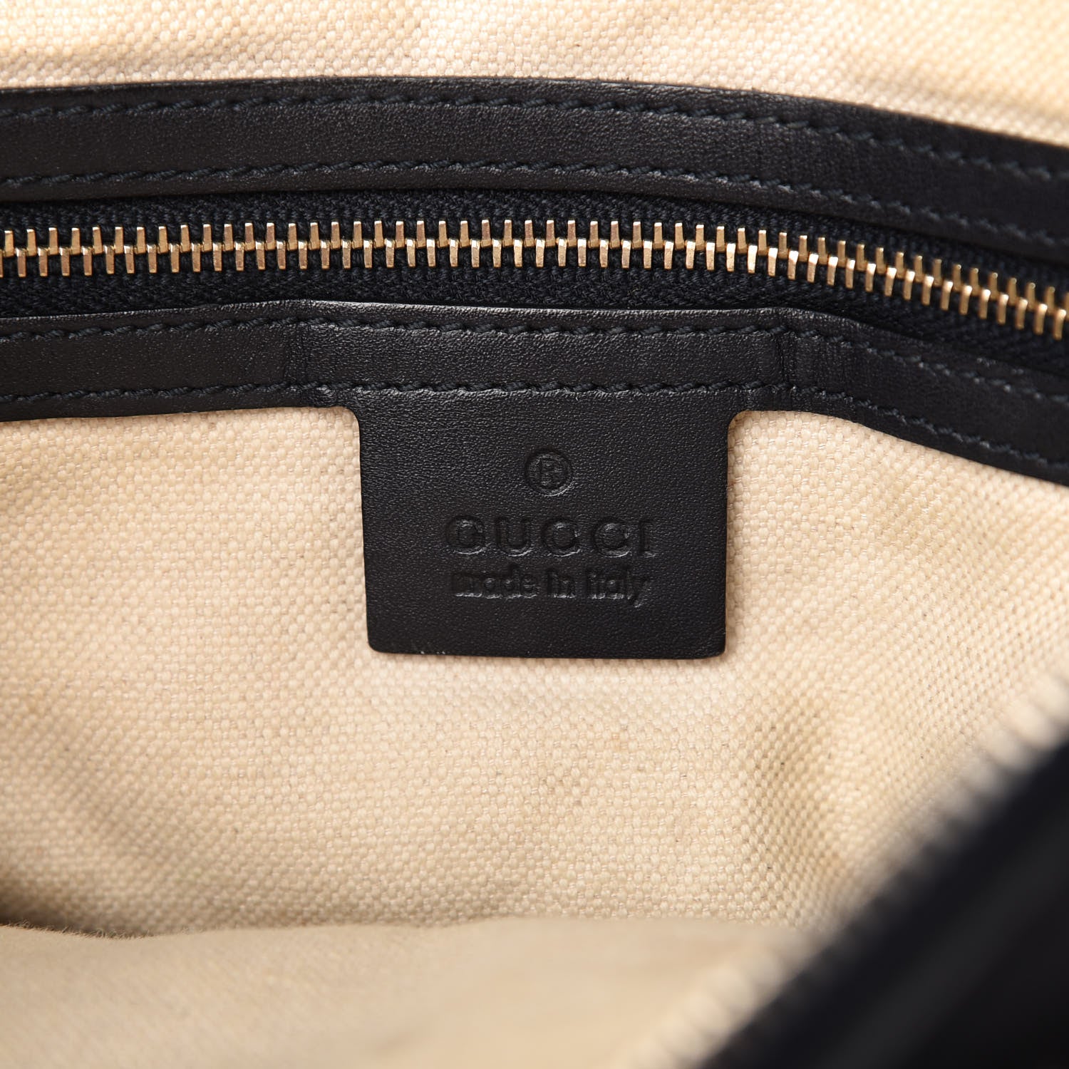 Gucci Monogram Selleria Calfskin Vintage Web Medium Boston Beige Blue 8 of 17