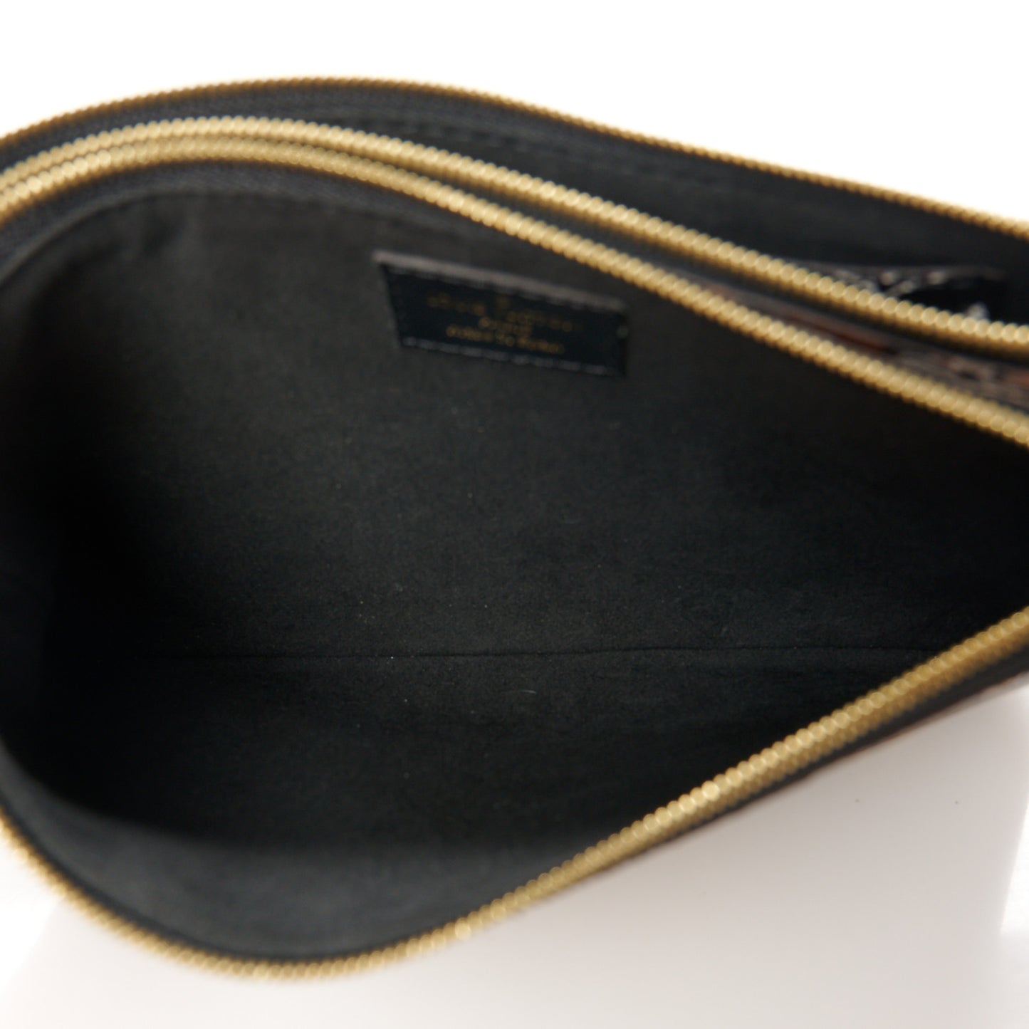 Monogram Giant Jungle Pochette Double Zip Black