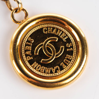 Chanel Chain CC Rue Cambon Medallion Belt Gold 3 of 7