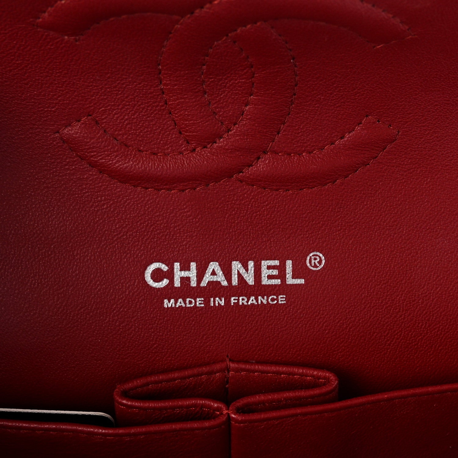 Chanel Caviar Quilted Medium Double Flap Red 6 of 11