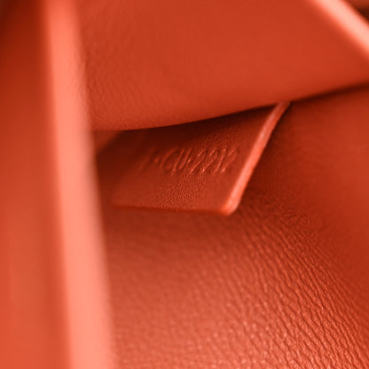 Celine Shiny Calfskin Triomphe Shoulder Bag Terracotta 9 of 14