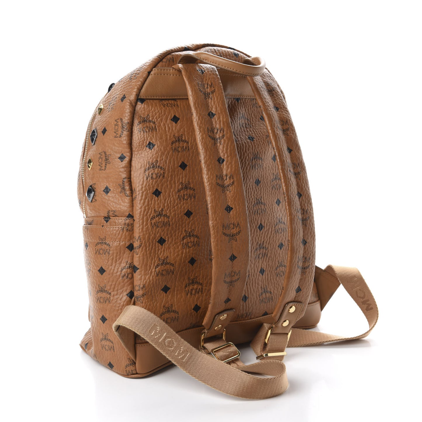 Visetos Studded Medium Stark M Backpack Cognac