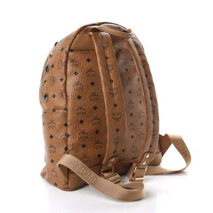 MCM Visetos Studded Medium Stark M Backpack Cognac 2 of 12