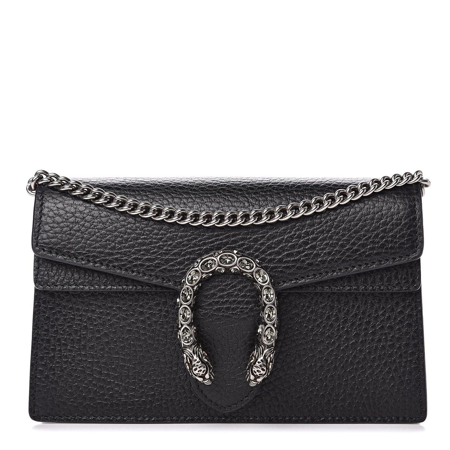 Calfskin Super Mini Dionysus Shoulder Bag Black