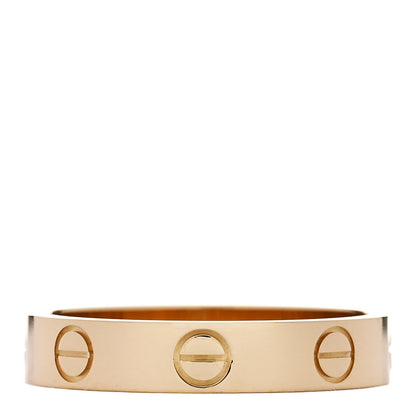 Cartier 18K Yellow Gold 3.5mm LOVE Wedding Band Ring 52 6 3 of 5
