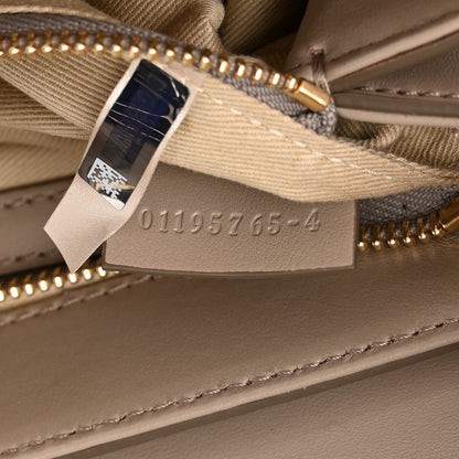 Chloe Shiny Calfskin Suede Small C Double Carry Bag Motty Grey 6 of 12