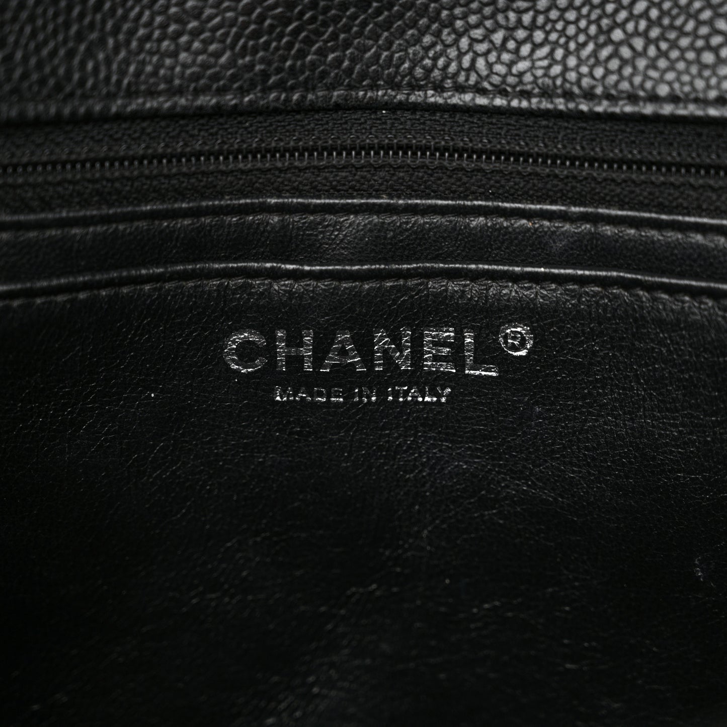 Caviar Quilted Jumbo Single Flap Black