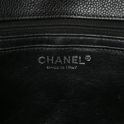 Chanel Caviar Quilted Jumbo Single Flap Black 6 of 11
