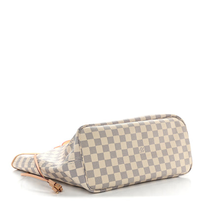 Louis Vuitton Damier Azur Neo Neverfull MM Rose Ballerine 4 of 11