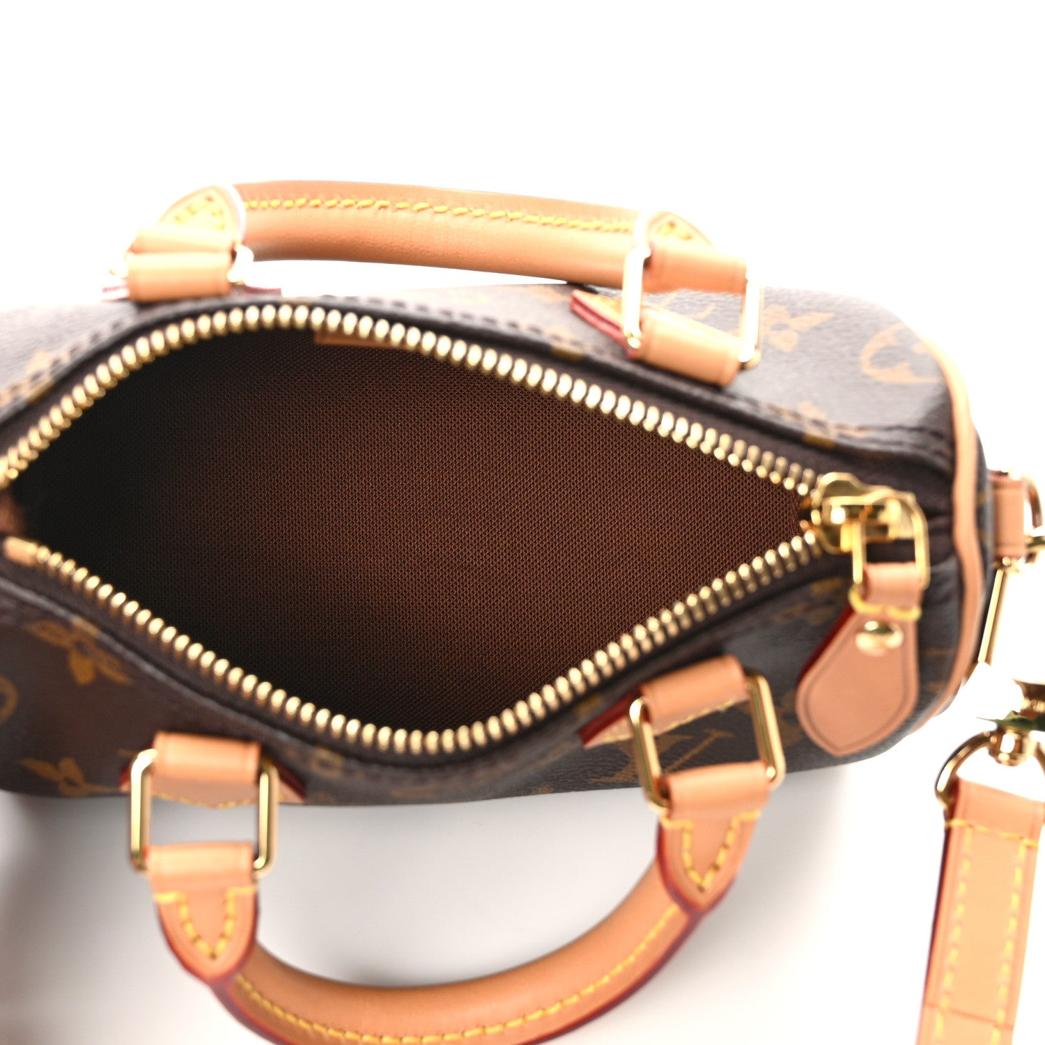 Louis Vuitton Monogram Nano Speedy Bandouliere 5 of 9