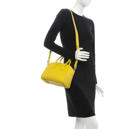 Givenchy Sugar Goatskin Mini Antigona Yellow 2 of 9
