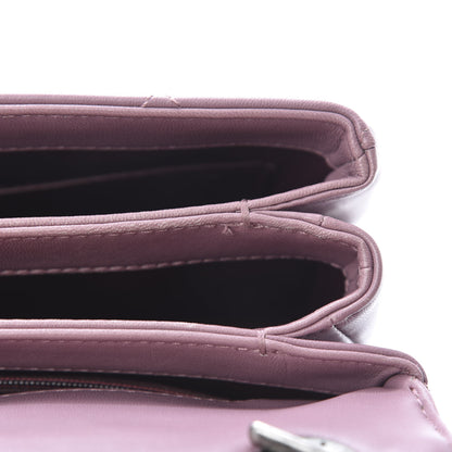 Chanel Lambskin Quilted Small Trendy CC Flap Dual Handle Bag Light Purple 12 of 17