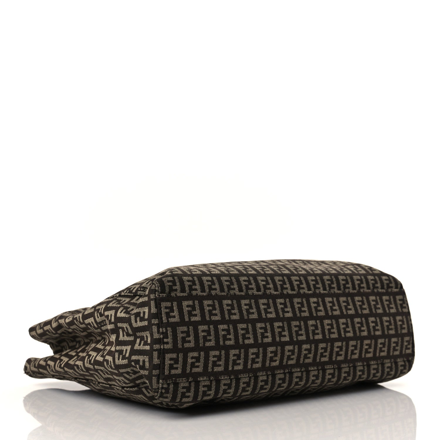 Fendi Zucchino Vitello Tote Testa di Moro Beige 4 of 14