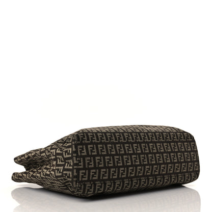 Fendi Zucchino Vitello Tote Testa di Moro Beige 4 of 14