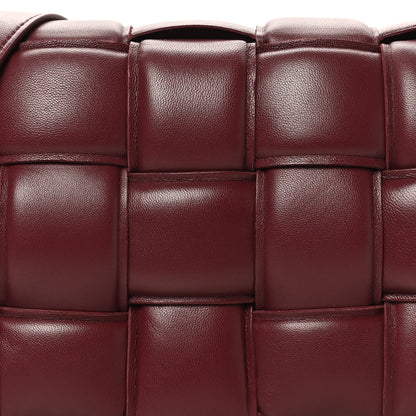 Bottega Veneta Nappa Maxi Intreccio Padded Cassette Crossbody Bag Dark Red 7 of 9