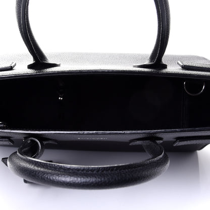 Saint Laurent Grained Calfskin Baby Sac De Jour Black 4 of 4