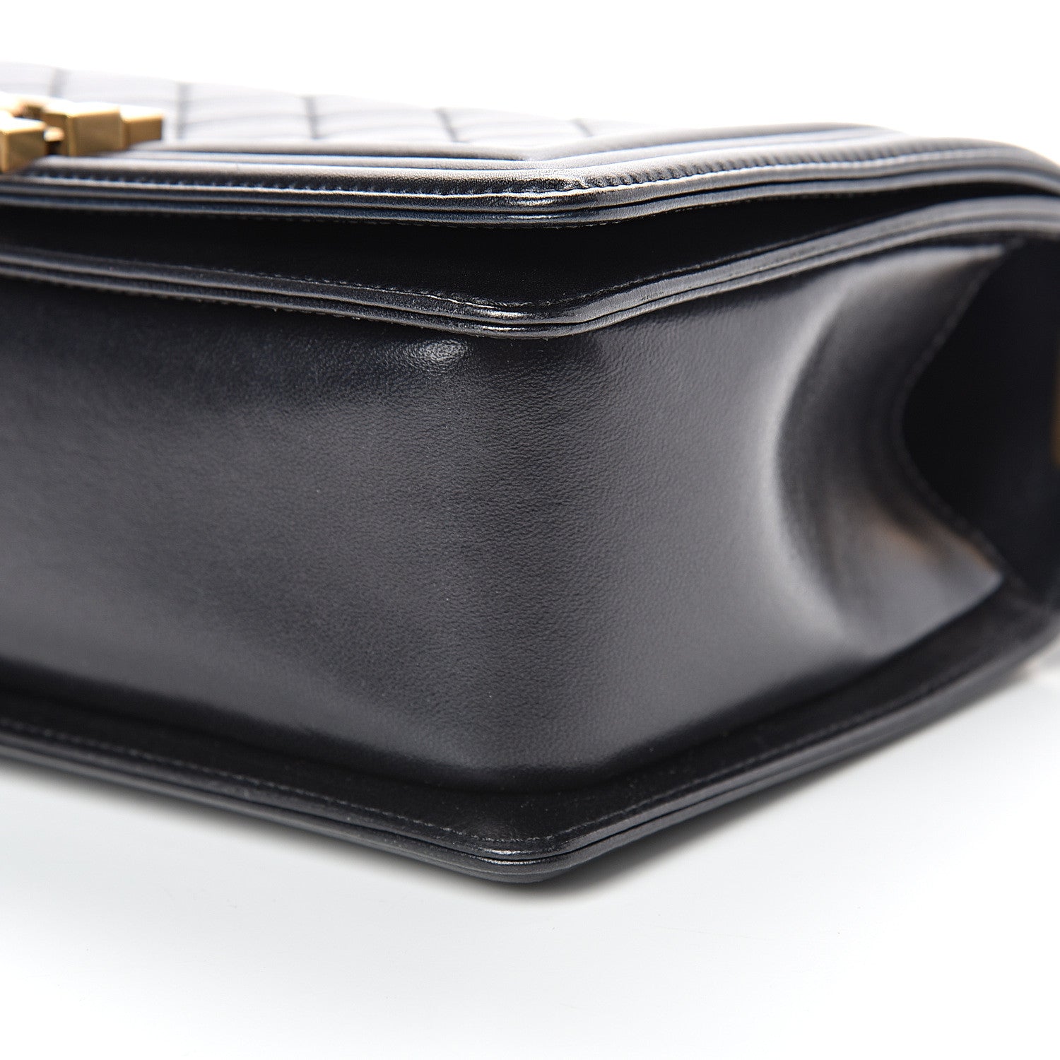 Chanel Lambskin Quilted Medium Boy Flap Black 9 of 14