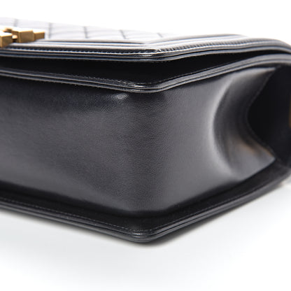 Chanel Lambskin Quilted Medium Boy Flap Black 9 of 14