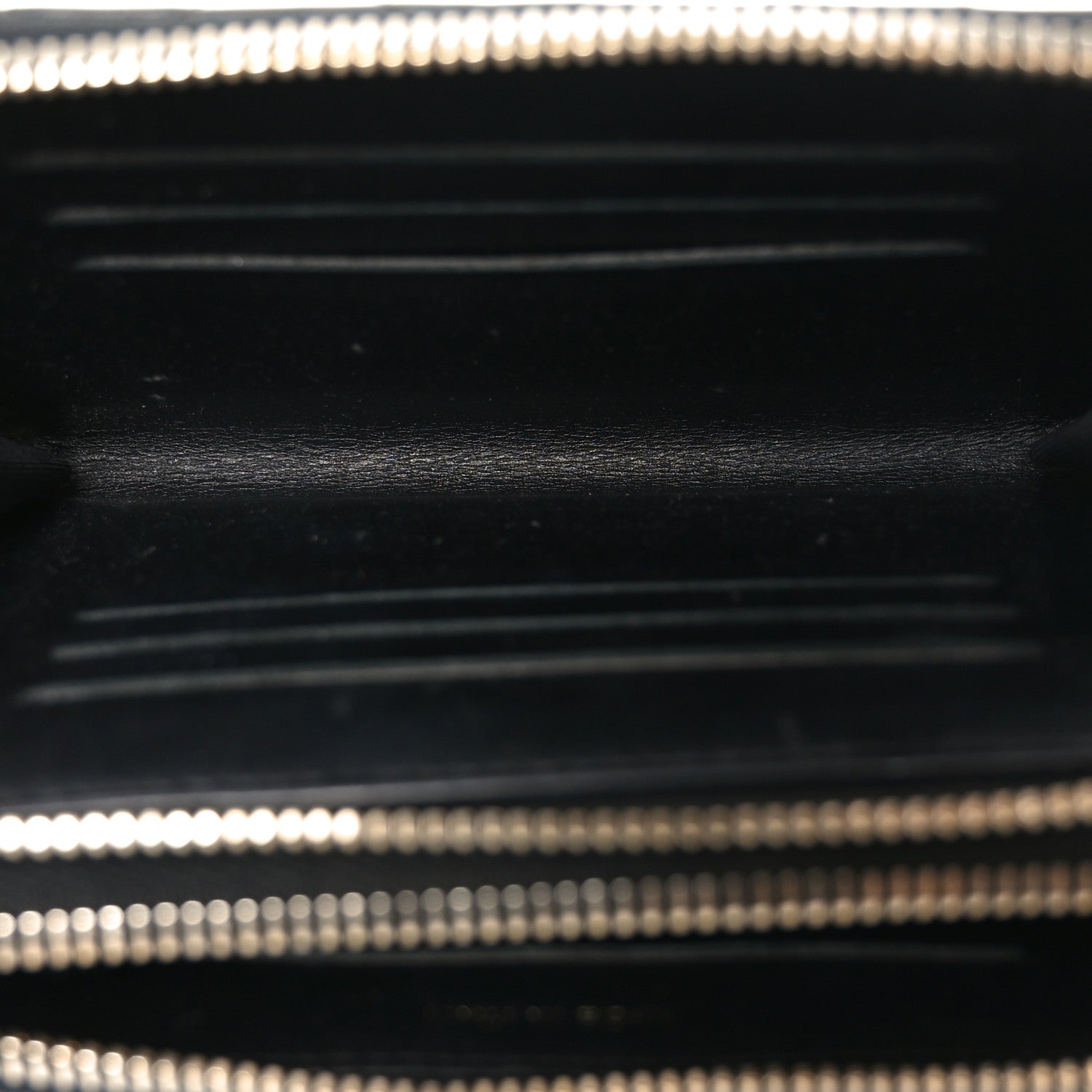 Chanel Caviar Quilted Large Gusset Double Zip Around Wallet  Black 5 of 9