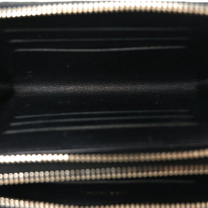 Chanel Caviar Quilted Large Gusset Double Zip Around Wallet  Black 5 of 9