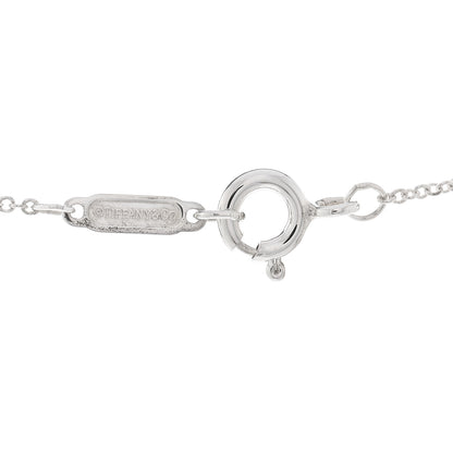 Tiffany Sterling Silver Double Heart Cutout Pendant Necklace 4 of 4