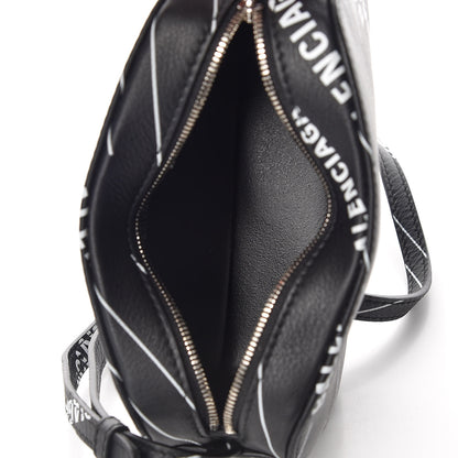 Balenciaga Calfskin Logo Print XS Everyday Camera Bag Black 7 of 9