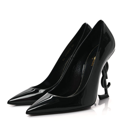 Saint Laurent Patent Opyum 110 Pumps 39 Black 3 of 9